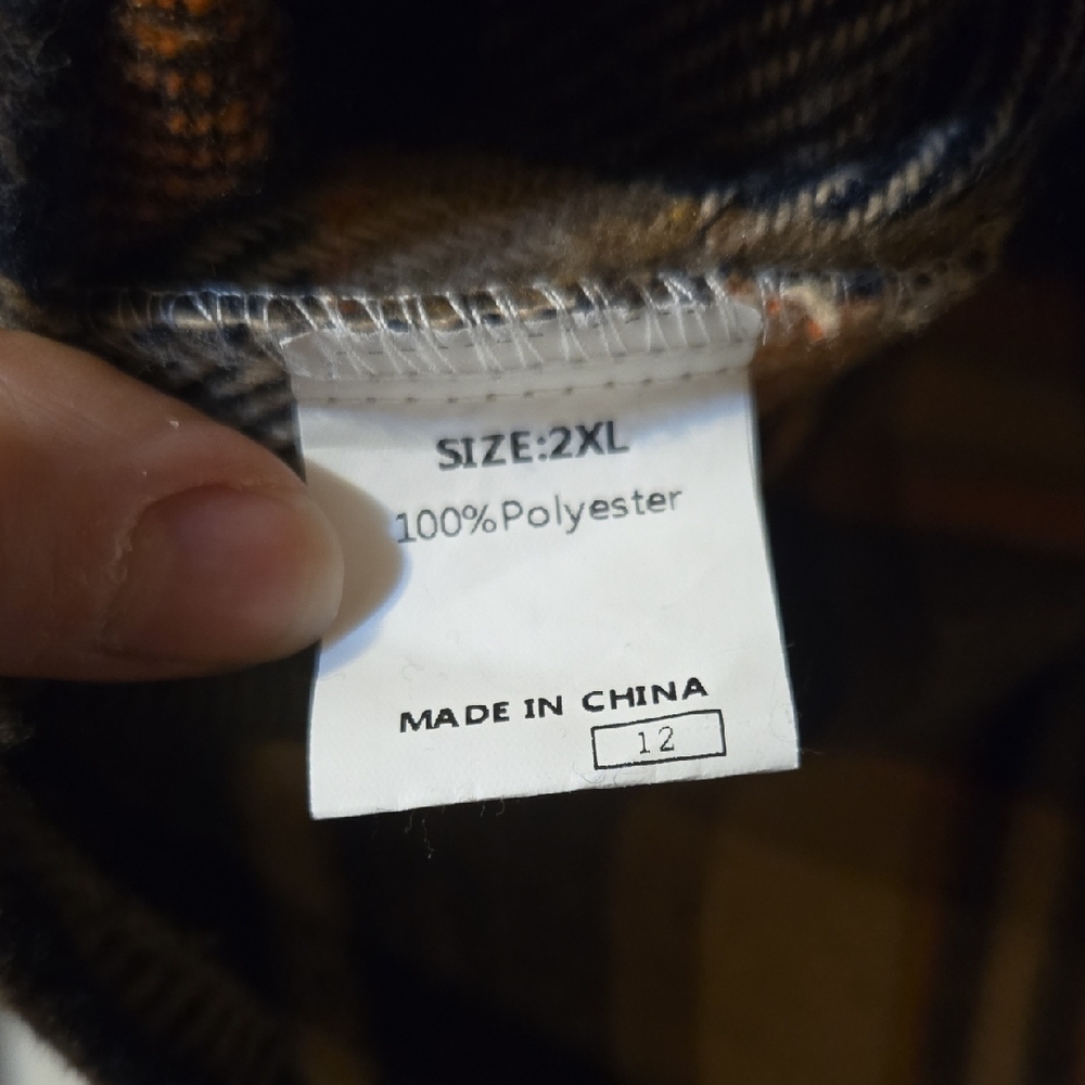 Plaid Button-Up Shacket - Picture 3 of 4